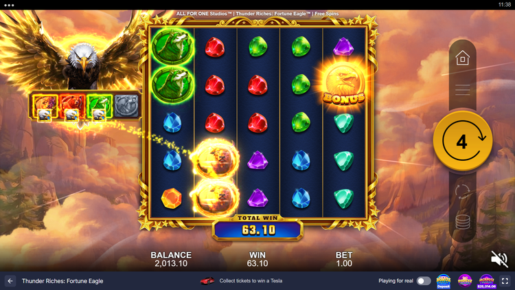 Thunder Riches: Fortune Eagle Slot - 3 - BitStarz Casino