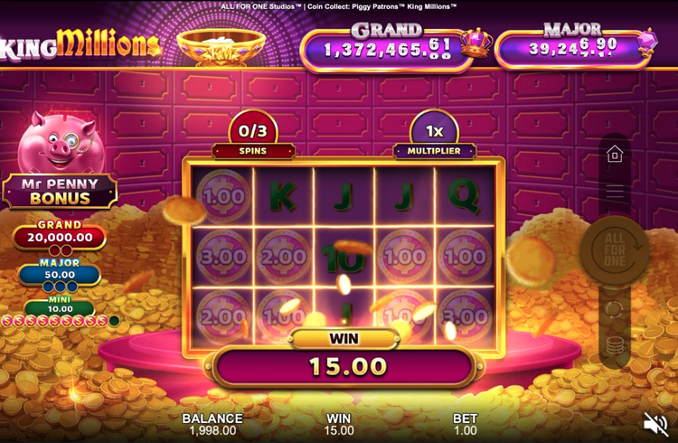 Coin Collect: Piggy Patrons King Millions Slot - 2 - BitStarz Casino