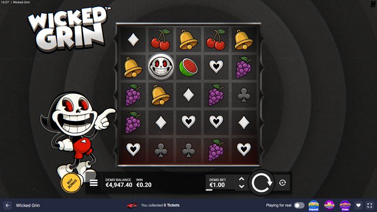 Wicked Grin Slot - 1 - BitStarz Casino