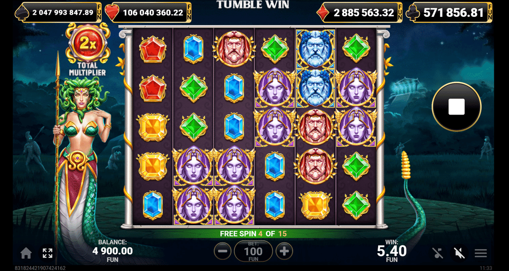 Gorgon's Luck Slot - 2 - BitStarz Casino
