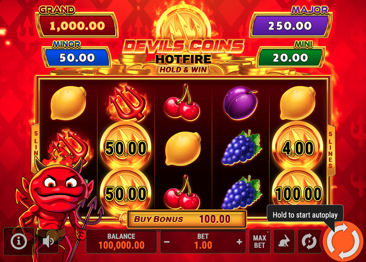 Devil's Coins Hotfire Hold & Win Buy Bonus Slot - 1 - BitStarz Casino
