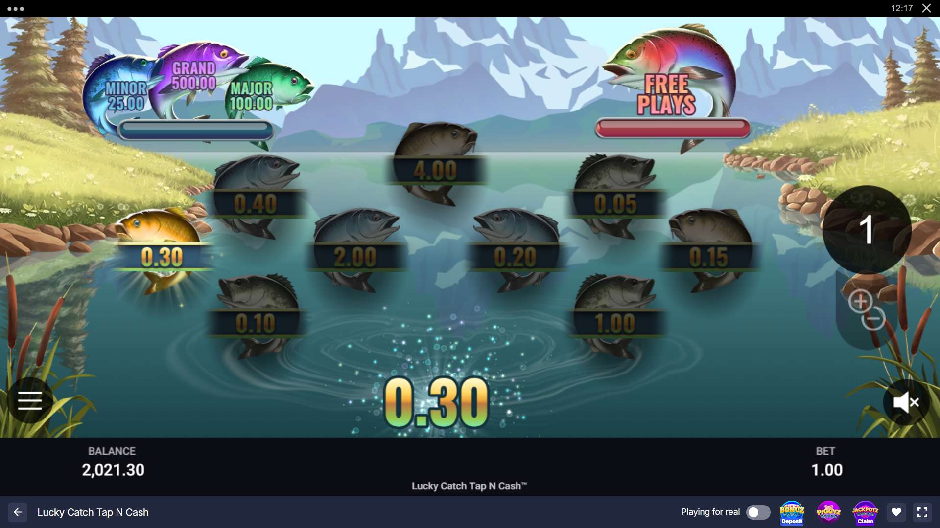 Lucky Catch Tap N Cash Slot - 2 - BitStarz Casino