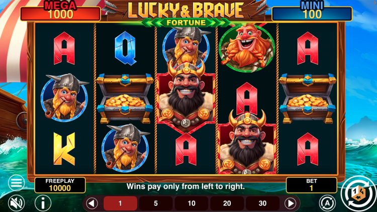 Lucky And Brave Fortune Slot - 1 - BitStarz Casino