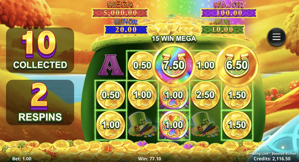 Amazing Link Boosted Riches Slot - 2 - BitStarz Casino