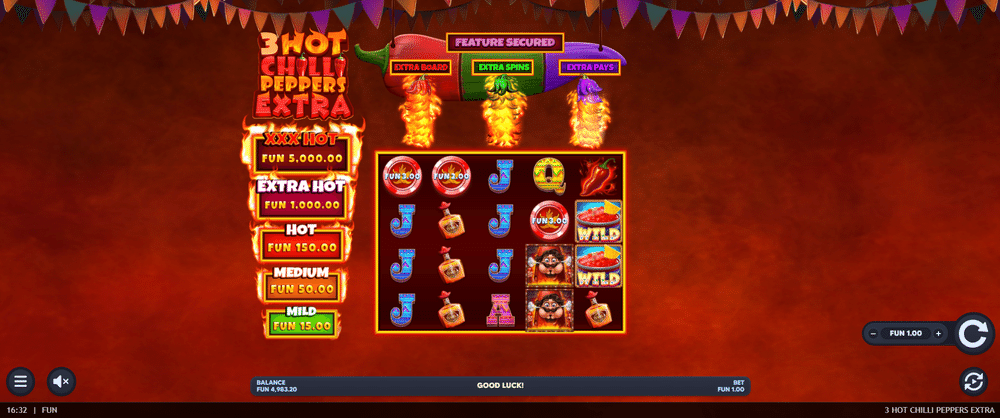 3 Hot Chilli Peppers Extra Slot - 1 - BitStarz Casino