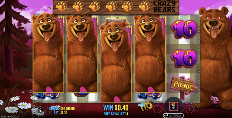 Bear Crazy Slot - 2 - BitStarz Casino
