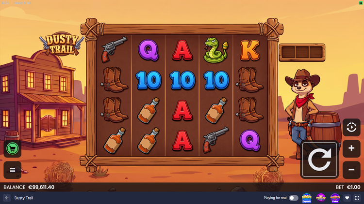 Dusty Trail Slot - 1 - BitStarz Casino