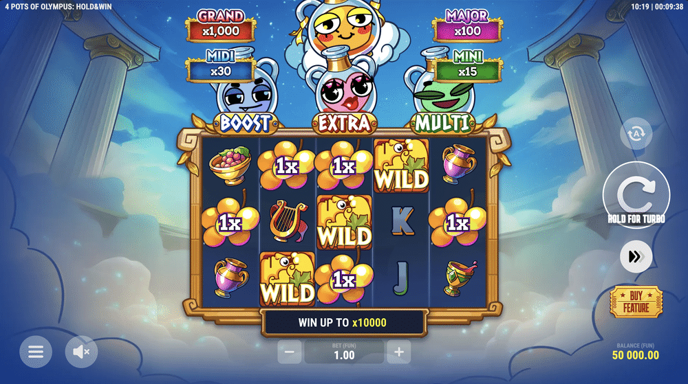4 Pots of Olympus: Hold & Win Slot - 1 - BitStarz Casino