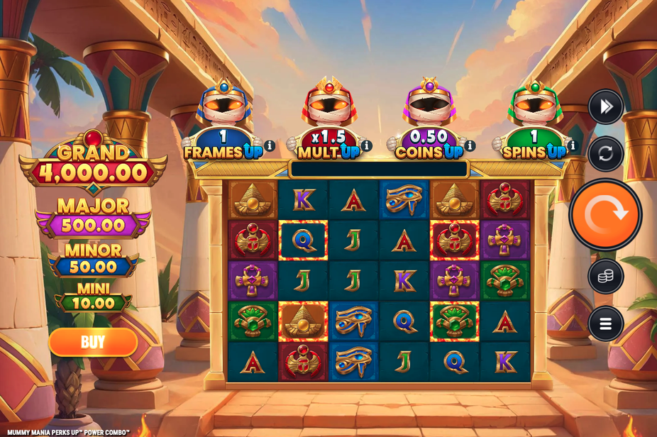 Mummy Mania Perks Up Power Combo Slot - 1 - BitStarz Casino