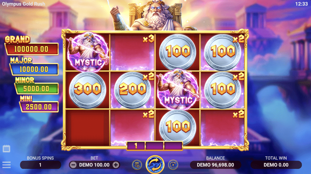 Olympus Gold Rush Slot - 2 - BitStarz Casino
