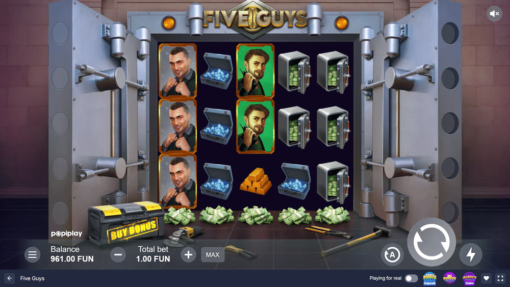 Five Guys Slot - 1 - BitStarz Casino