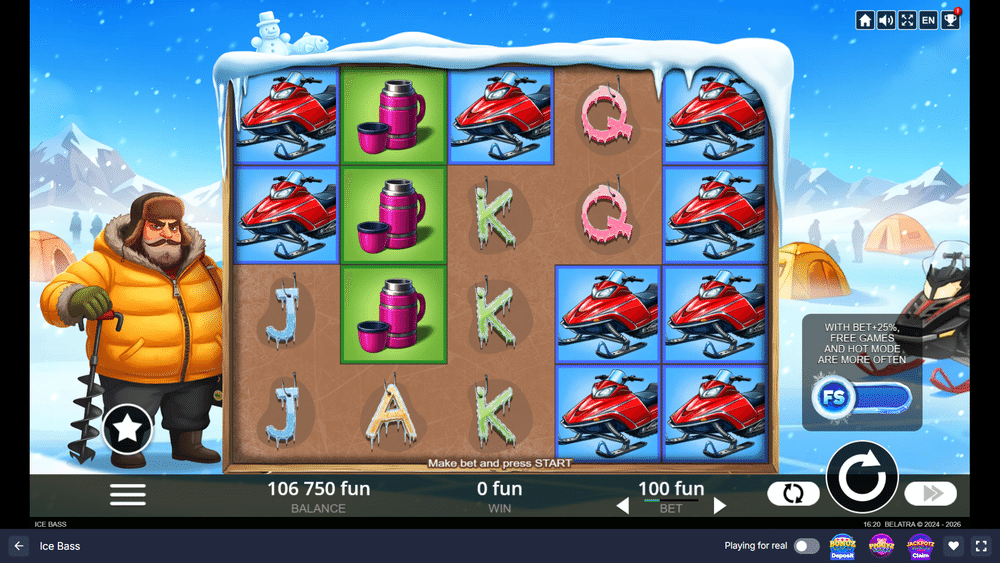 Ice Bass Slot - 1 - BitStarz Casino