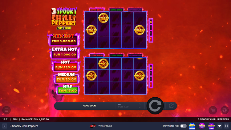 3 Spooky Chilli Peppers Slot - 2 - BitStarz Casino