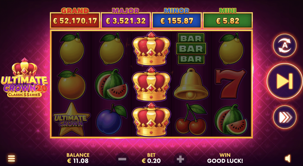 Ultimate Crown 20: Classic$$erieS Slot - 1 - BitStarz Casino