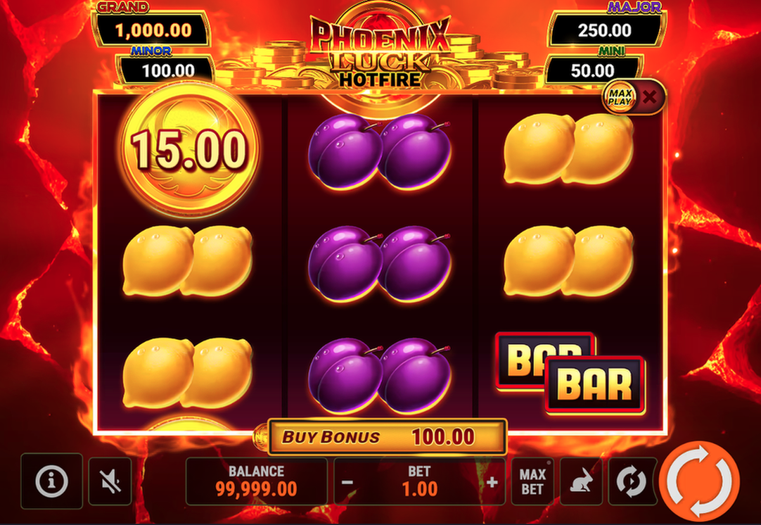 Phoenix Luck Hotfire Slot - 1 - BitStarz Casino