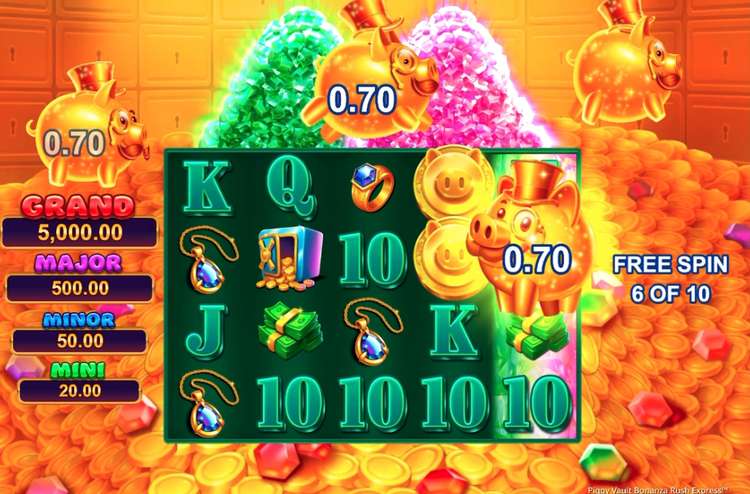 Piggy Vault Bonanza Rush Express Slot - 2 - BitStarz Casino