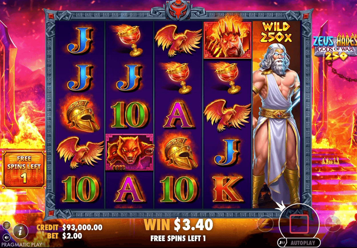Zeus Vs Hades - Gods of War 250 Slot - 1 - BitStarz Casino