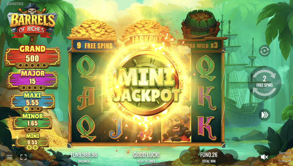 Barrels of Riches Slot - 1 - BitStarz Casino