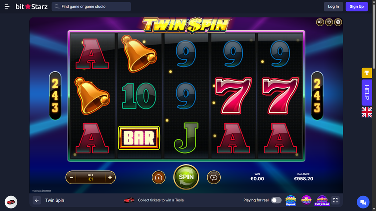 Twin Spin Slot - 1 - BitStarz Casino
