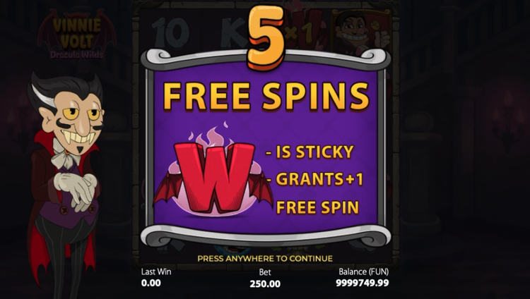 Vinnie Volt: Dracula Wilds Slot - 2 - BitStarz Casino