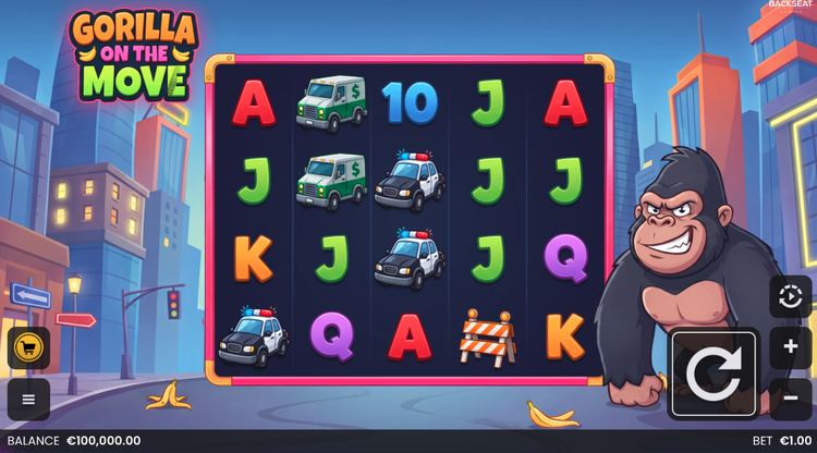 Gorilla on the Move Slot - 1 - BitStarz Casino