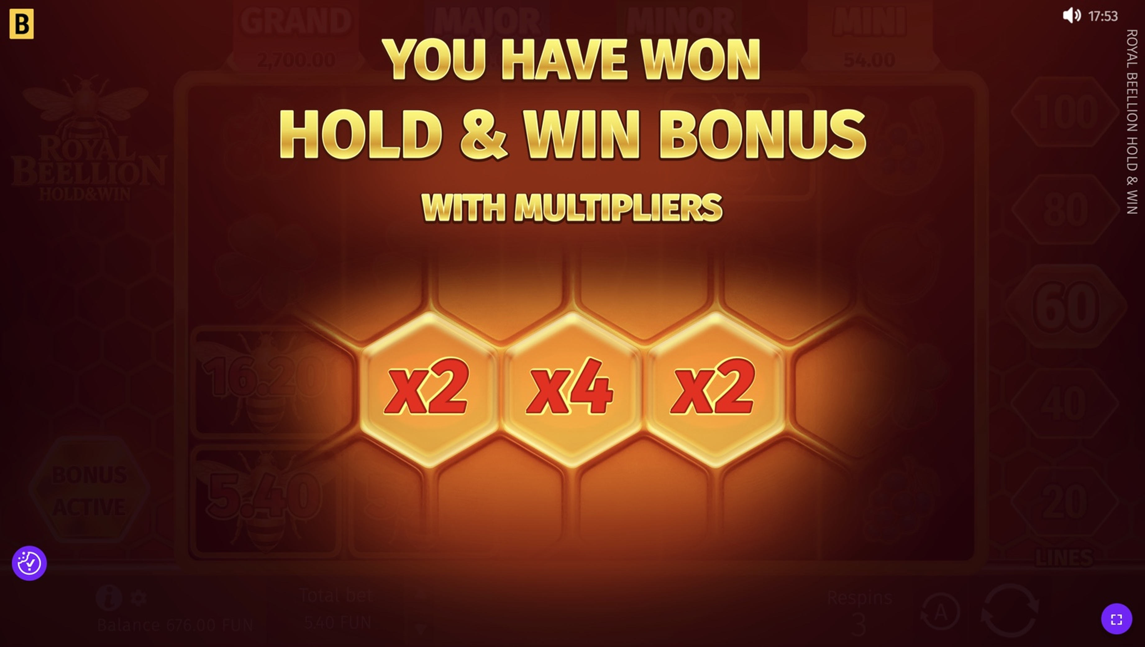 Royal Beellion Hold & Win Slot - 2 - BitStarz Casino