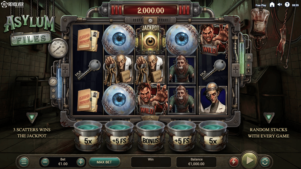 Asylum Files Slot - 1 - BitStarz Casino