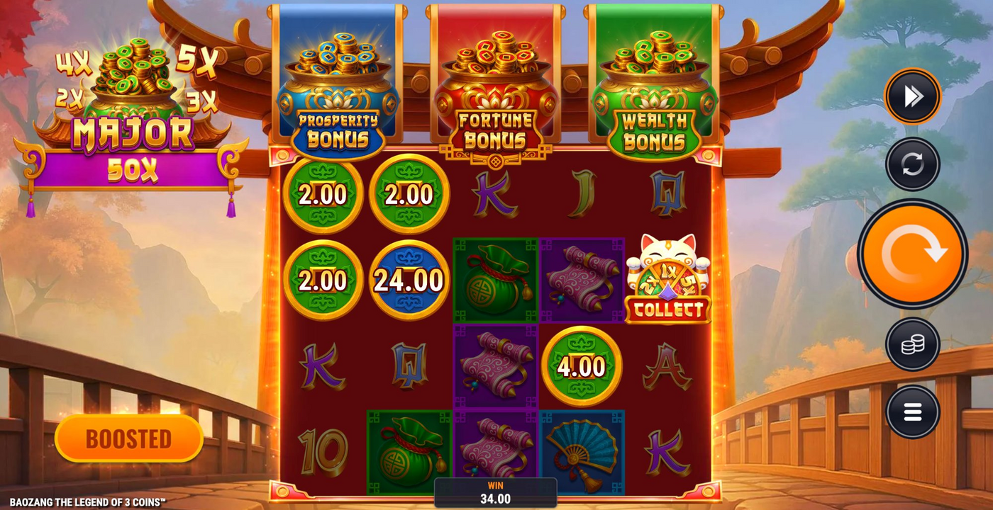 Baozang the Legend of 3 Coins Slot - 1 - BitStarz Casino