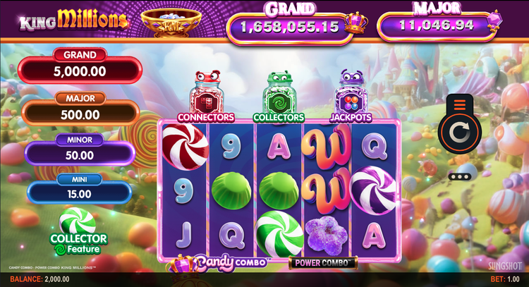 Candy Combo - Power Combo King Millions Slot - 1 - BitStarz Casino