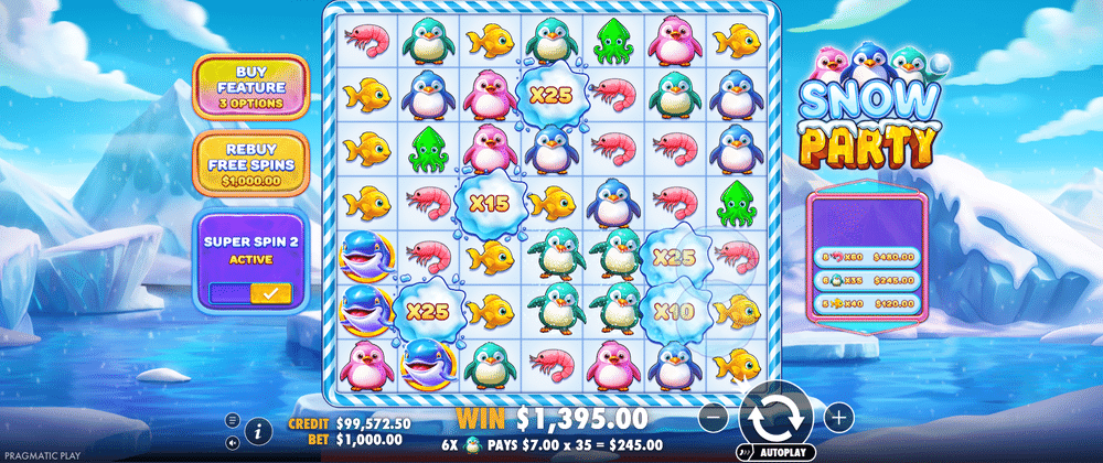 Snow Party Slot - 2 - BitStarz Casino