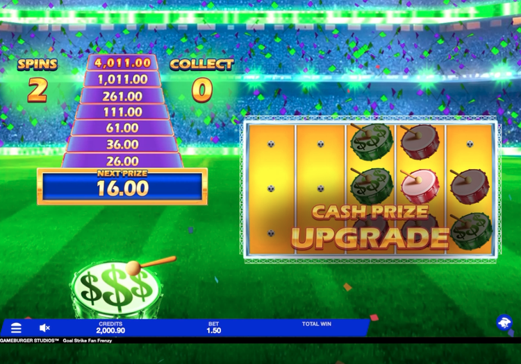 Goal Strike Fan Frenzy Slot - 2 - BitStarz Casino
