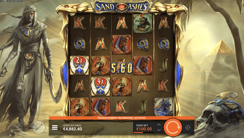 Sand and Ashes Slot - 1 - BitStarz Casino