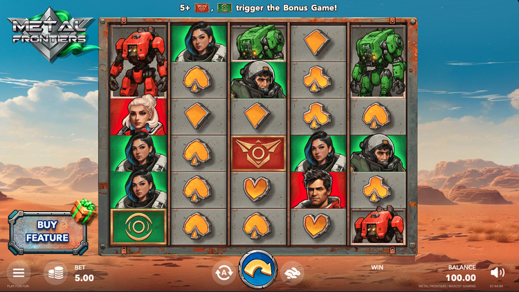 Metal Frontiers Slot - 1 - BitStarz Casino