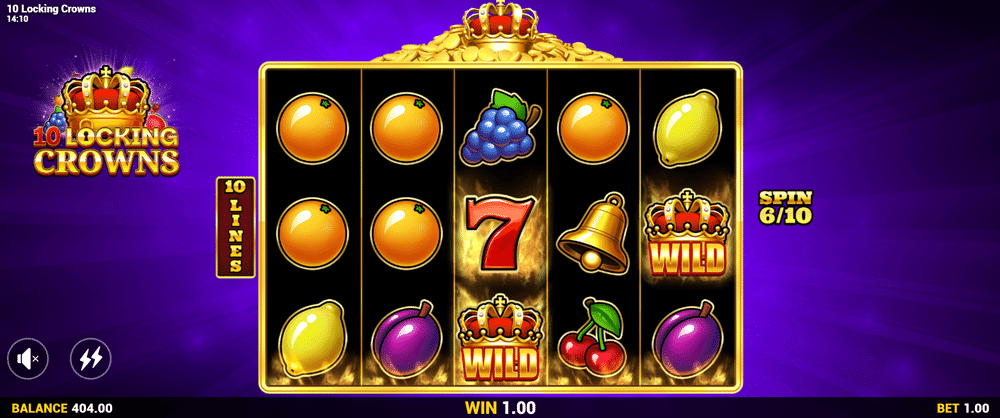 10 Locking Crowns Slot - 2 - BitStarz Casino