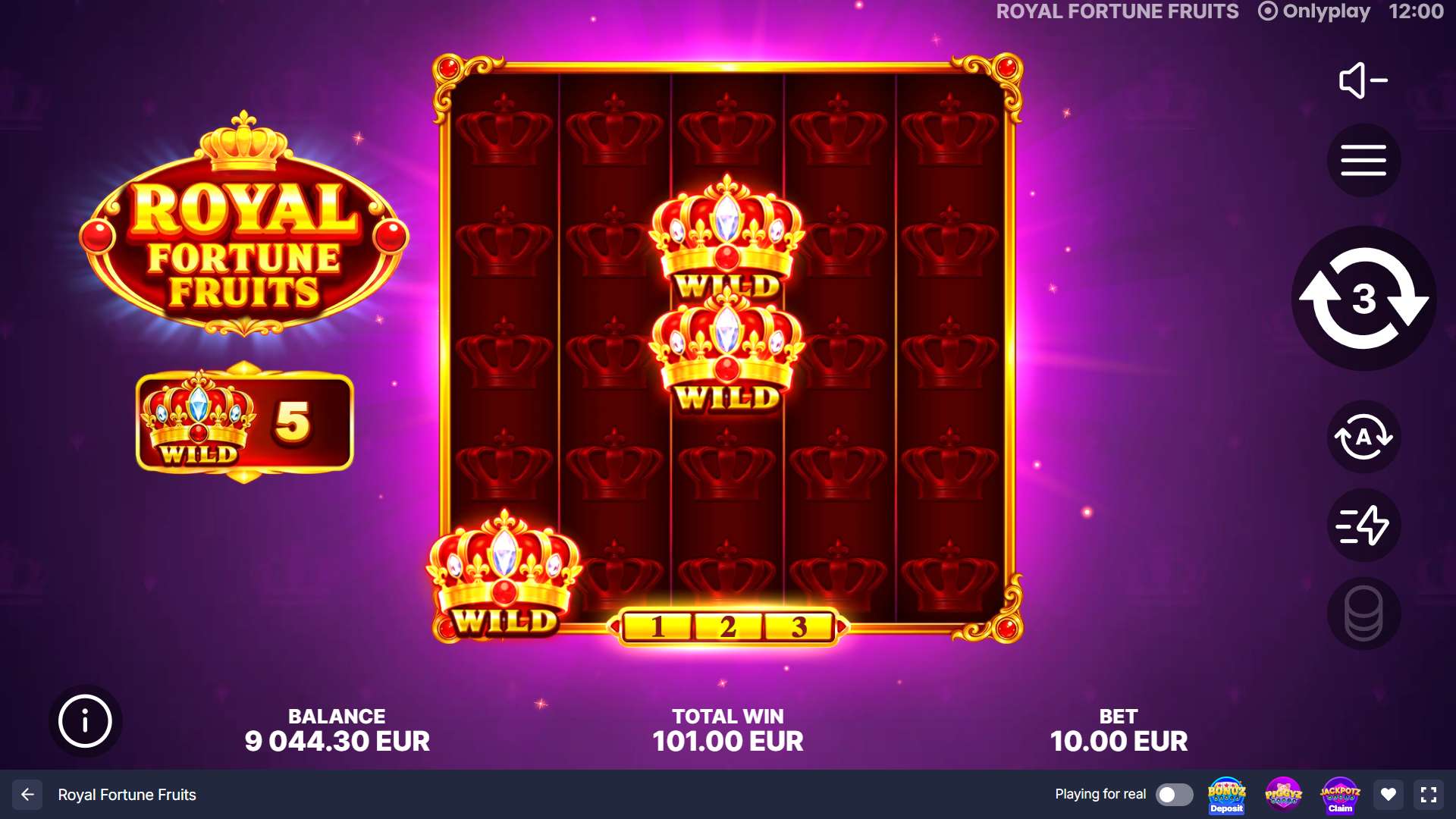 Royal Fortune Fruits Slot - 2 - BitStarz Casino