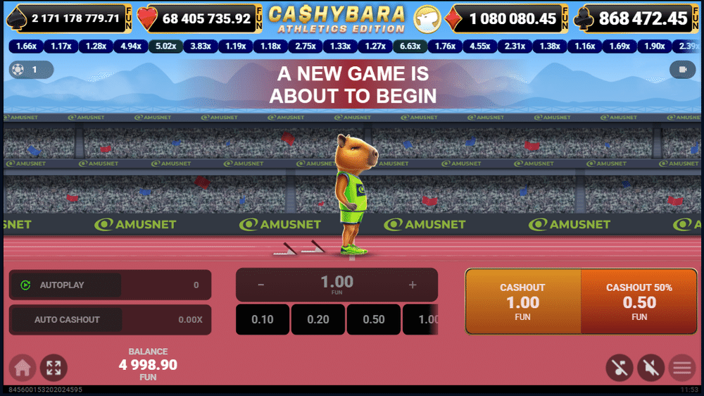 Cashybara Athletics Edition - 1 - BitStarz Casino