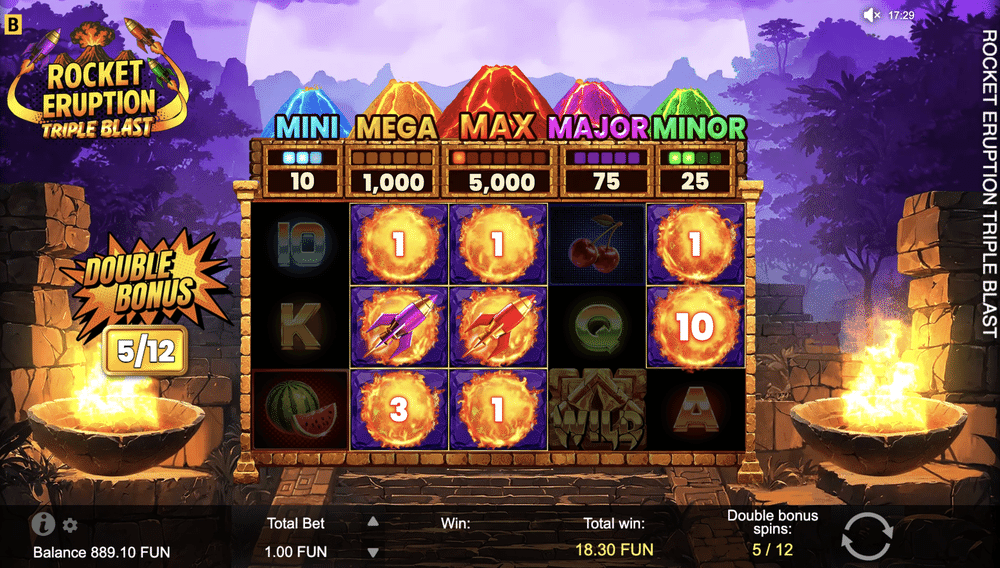 Rocket Eruption Triple Blast Slot - 1 - BitStarz Casino