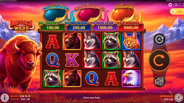 Buffalo Goes Wild II Slot - 1 - BitStarz Casino