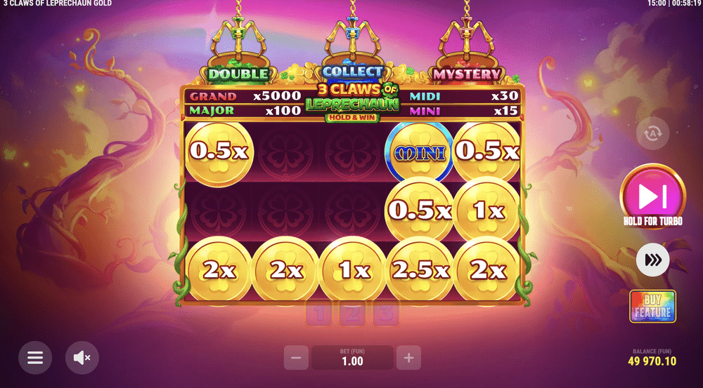 3 Claws of Leprechaun Gold Hold & Win Slot - 1 - BitStarz Casino