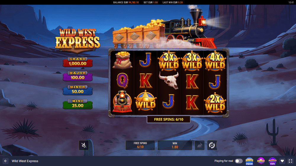 Wild West Express Slot - 2 - BitStarz Casino