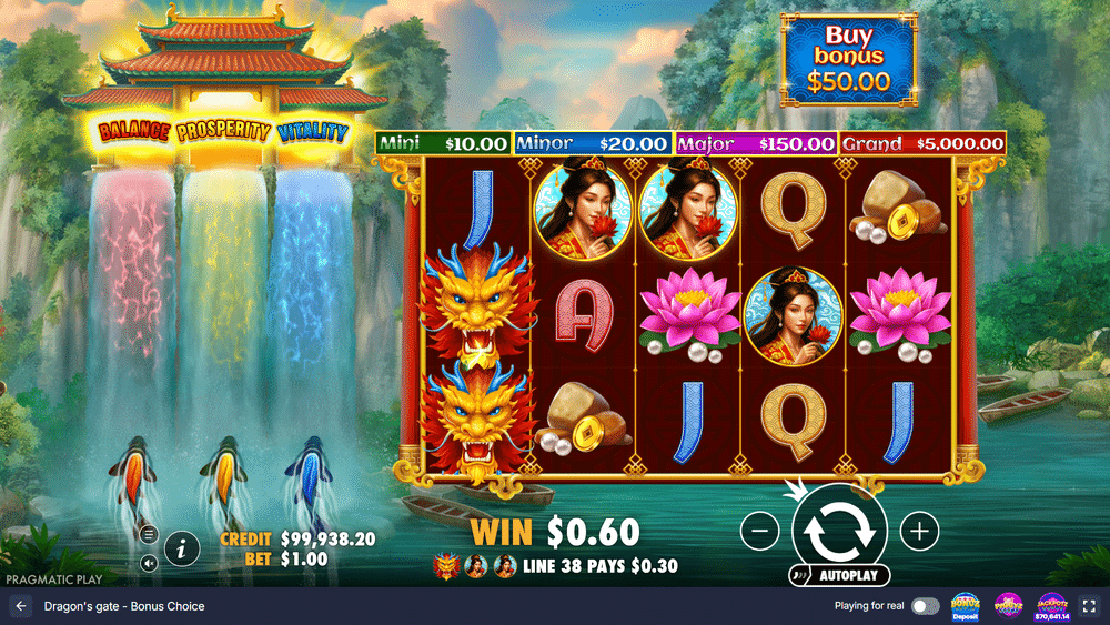 Dragon's Gate - Bonus Choice Slot - 1 - BitStarz Casino
