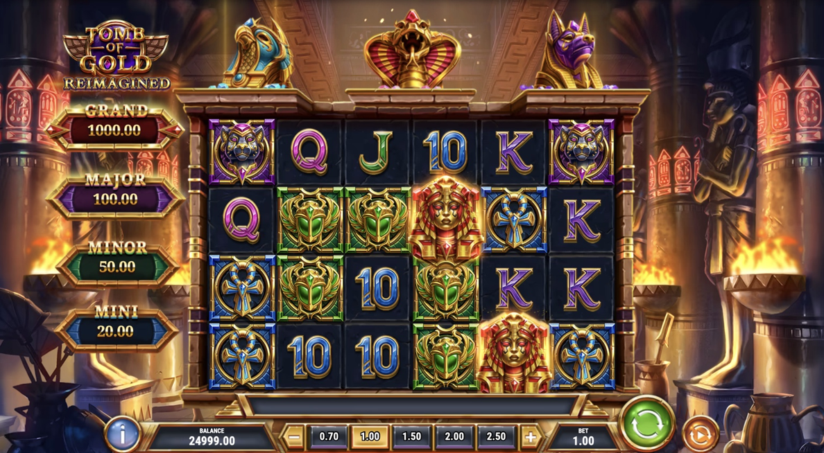 Tomb of Gold Reimagined Slot - 1 - BitStarz Casino