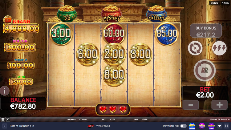 Pots of Tut Rake it in Slot - 2 - BitStarz Casino
