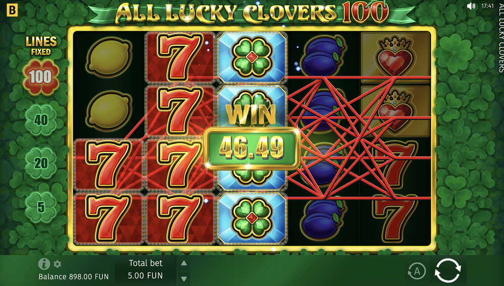 All Lucky Clovers 100 Slot - 1 - BitStarz Casino