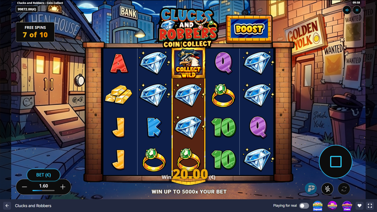 Clucks and Robbers Slot - 2 - BitStarz Casino