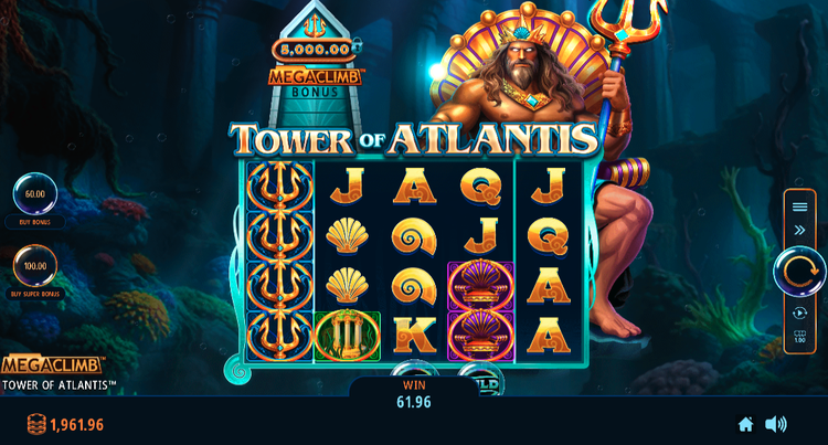 Tower of Atlantis Slot - 1 - BitStarz Casino