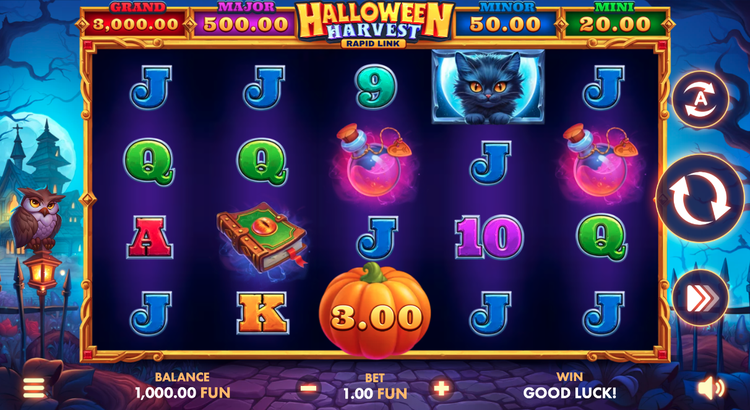 Halloween Harvest: Rapid Link Slot - 1 - BitStarz Casino