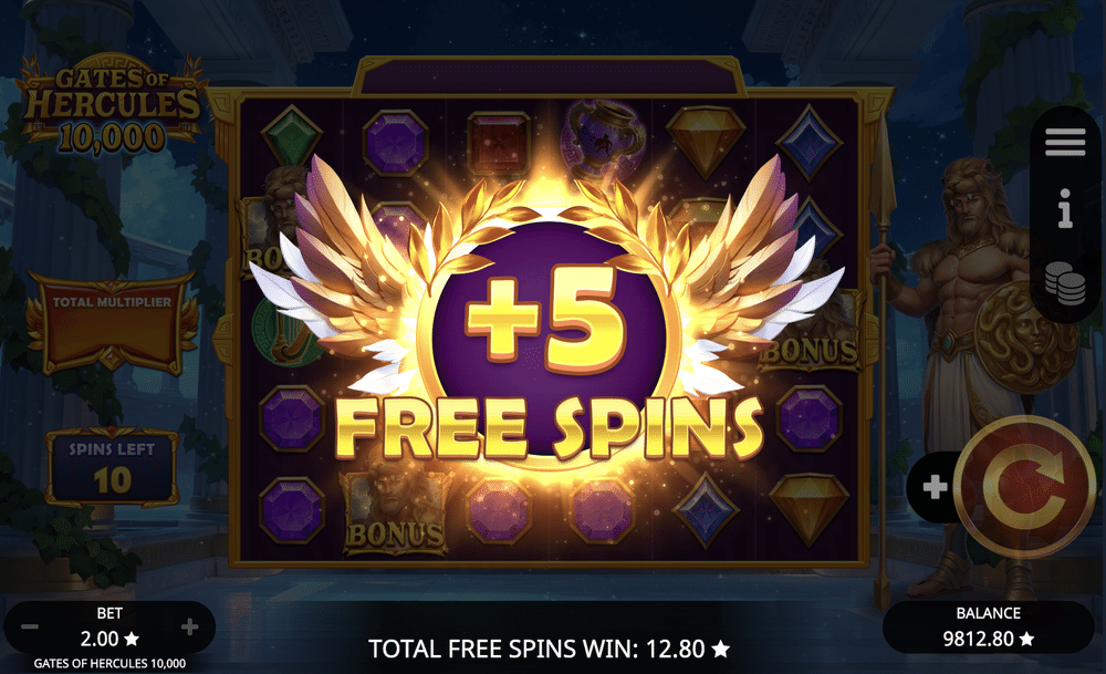 Gates of Hercules 10,000 Slot - 2 - BitStarz Casino