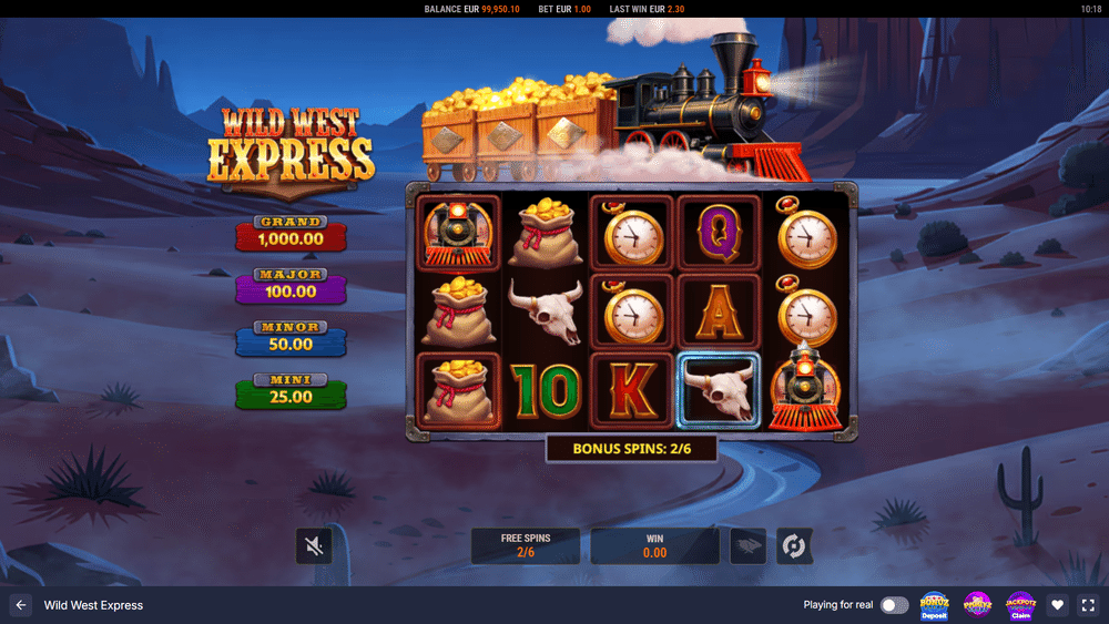 Wild West Express Slot - 3 - BitStarz Casino