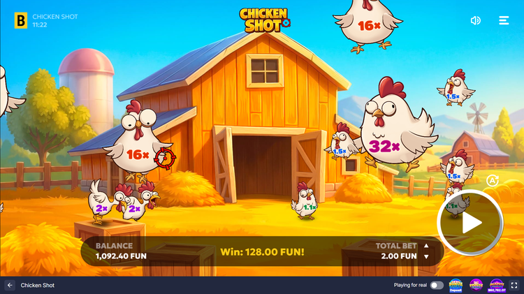 Chicken Shot Slot - 1 - BitStarz Casino